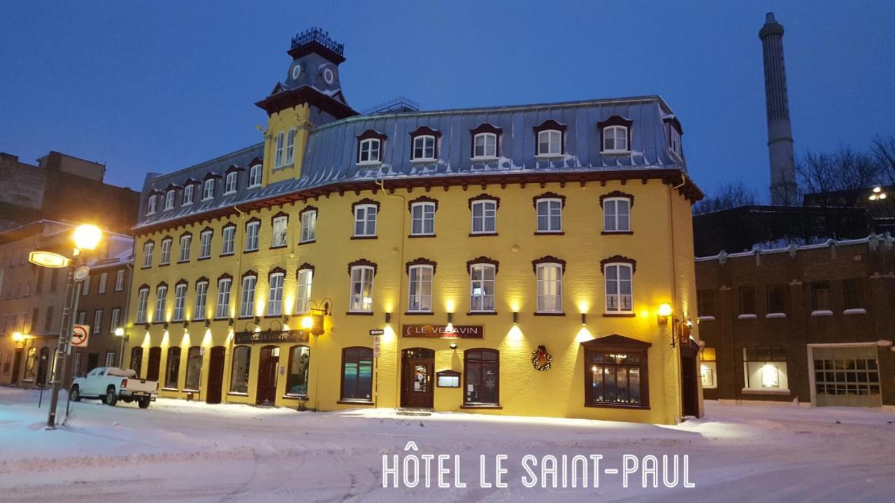 Hotel Le Saint-Paul Québec Buitenkant foto